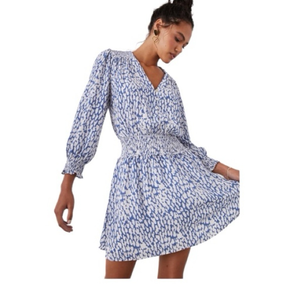 Rails Cobalt Static Leopard dress size 2 EUC DH0035 - Picture 1 of 6